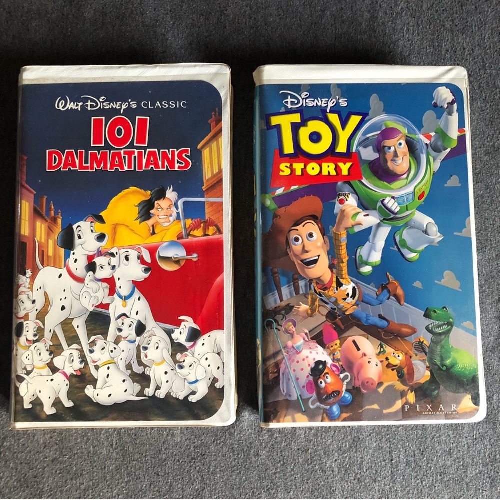 VHS Walt Disney’s Classic 101 Dalmatians (Black Diamond) + Toy Story